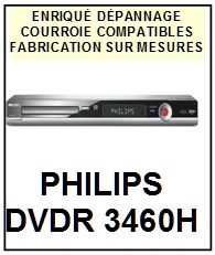 PHILIPS-DVDR3460H-COURROIES-COMPATIBLES