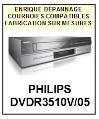 PHILIPS-DVDR3510V/05-COURROIES-COMPATIBLES