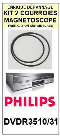 PHILIPS-DVDR3510V/31-COURROIES-ET-KITS-COURROIES-COMPATIBLES