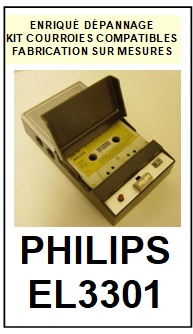 PHILIPS-EL3301-COURROIES-COMPATIBLES