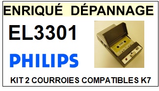 PHILIPS-EL3301-COURROIES-ET-KITS-COURROIES-COMPATIBLES