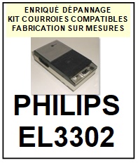 PHILIPS-EL3302-COURROIES-COMPATIBLES