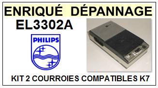 PHILIPS-EL3302A-COURROIES-COMPATIBLES