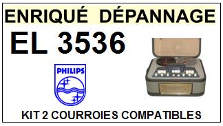PHILIPS-EL3536-COURROIES-COMPATIBLES