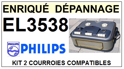 PHILIPS-EL3538-COURROIES-COMPATIBLES