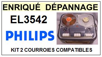 PHILIPS-EL3542-COURROIES-COMPATIBLES