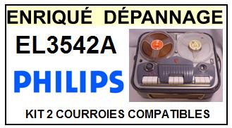 PHILIPS-EL3542A EL-3542A-COURROIES-ET-KITS-COURROIES-COMPATIBLES