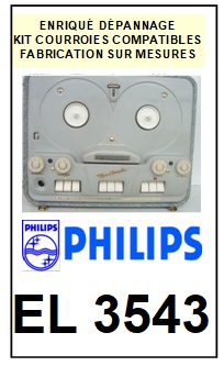 PHILIPS-EL3543-COURROIES-COMPATIBLES