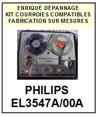 PHILIPS-EL3547A/00A-COURROIES-COMPATIBLES