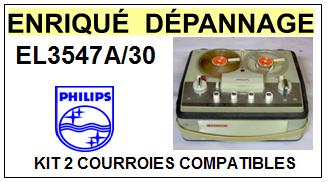 PHILIPS-EL3547A/30-COURROIES-COMPATIBLES