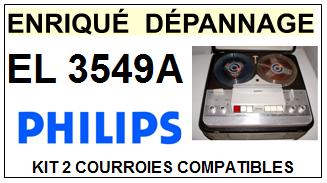 PHILIPS-EL3549A-COURROIES-COMPATIBLES