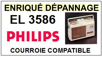 PHILIPS <BR>EL3586 Courroie (round belt) pour Magntophone <br><SMALL>a 2015-06</SMALL>