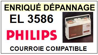 PHILIPS-EL3586-COURROIES-ET-KITS-COURROIES-COMPATIBLES