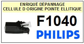 PHILIPS<br> F1040  Cellule pointe diamant sphrique <BR><SMALL>a 2015-05</small>