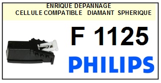 PHILIPS F1125  <BR>Cellule  pour tourne-disques (cartridge)<SMALL> 2015-12</small>