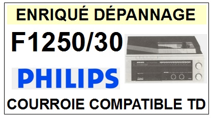 PHILIPS-F1250/30-COURROIES-COMPATIBLES
