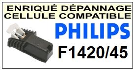 PHILIPS F1420/45  <BR>Cellule  pour tourne-disques (<B>cartridge</B>)<SMALL> 2016-05</small>