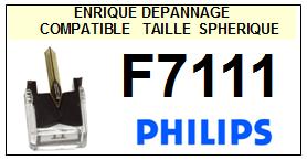 PHILIPS-F7111  (SYNCHRO BELT DRIVE)-POINTES-DE-LECTURE-DIAMANTS-SAPHIRS-COMPATIBLES