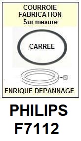 PHILIPS-F7112-COURROIES-COMPATIBLES