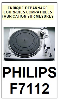 PHILIPS-F7112-COURROIES-COMPATIBLES