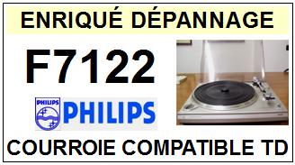 PHILIPS-F7122-COURROIES-COMPATIBLES