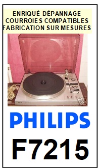PHILIPS-F7215-COURROIES-COMPATIBLES