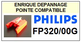 PHILIPS-FP320/00G  FP-320-00G-POINTES-DE-LECTURE-DIAMANTS-SAPHIRS-COMPATIBLES