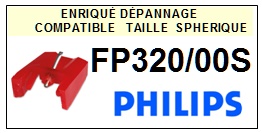 PHILIPS-FP320/00S-POINTES-DE-LECTURE-DIAMANTS-SAPHIRS-COMPATIBLES