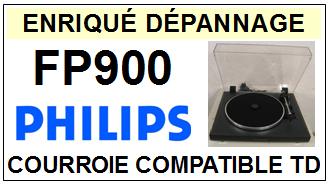 PHILIPS  FP900    Courroie Compatible Tourne-disques
