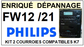 PHILIPS-FW12/21-COURROIES-COMPATIBLES