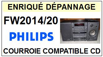 PHILIPS-FW2014/20-COURROIES-ET-KITS-COURROIES-COMPATIBLES