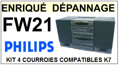 PHILIPS-FW21-COURROIES-COMPATIBLES