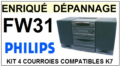 PHILIPS-FW31-COURROIES-ET-KITS-COURROIES-COMPATIBLES