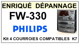 PHILIPS-FW330-COURROIES-ET-KITS-COURROIES-COMPATIBLES