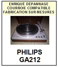 PHILIPS-GA212-COURROIES-COMPATIBLES