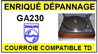 PHILIPS-GA230-COURROIES-COMPATIBLES