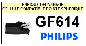 PHILIPS<br> GF614 Cellule (cartridge) pour tourne-disques <BR><SMALL>a 2015-07</small>