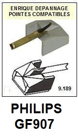 PHILIPS-GF907-POINTES-DE-LECTURE-DIAMANTS-SAPHIRS-COMPATIBLES