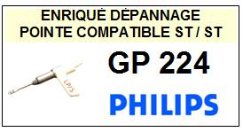 PHILIPS-GP224-POINTES-DE-LECTURE-DIAMANTS-SAPHIRS-COMPATIBLES