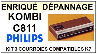 PHILIPS-KOMBI C811-COURROIES-COMPATIBLES