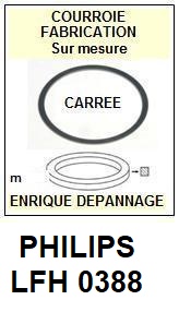 PHILIPS-LFH0388 CLASSIC 388 POCKET MEMO-COURROIES-COMPATIBLES