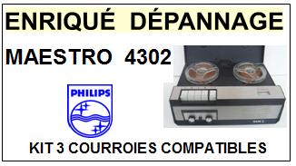 PHILIPS-MAESTRO 4302-COURROIES-COMPATIBLES