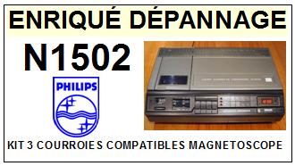 PHILIPS-N1502-COURROIES-COMPATIBLES