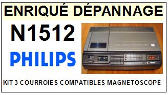 PHILIPS-N1512-COURROIES-COMPATIBLES