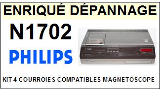 PHILIPS-N1702-COURROIES-COMPATIBLES