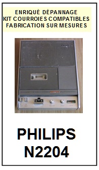 PHILIPS-N2204-COURROIES-COMPATIBLES