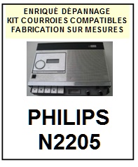 PHILIPS-N2205-COURROIES-COMPATIBLES