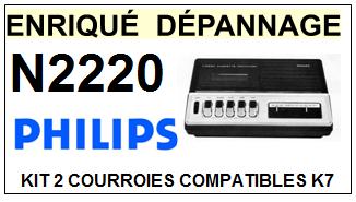 PHILIPS-N2220-COURROIES-COMPATIBLES