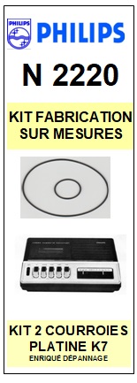 PHILIPS-N2220-COURROIES-COMPATIBLES