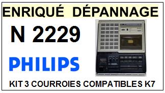 PHILIPS-N2229-COURROIES-COMPATIBLES